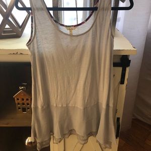 Matilda Jane stone house tank top extender gray m